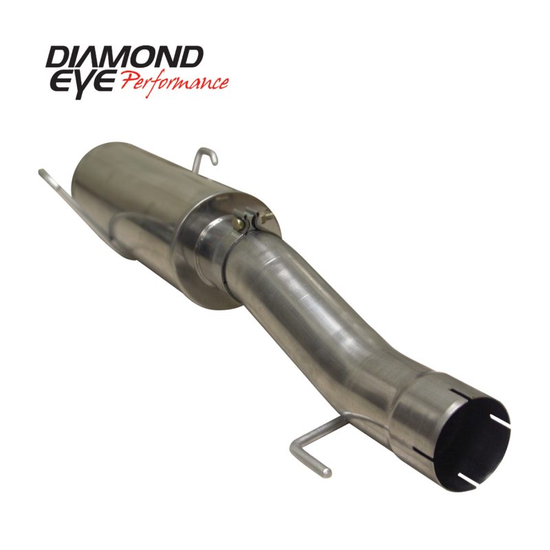 Dodge Ram 2500 Performance Exhaust - Diamond Eye Performance - Muffler Delete Pipe SS - `04-`07